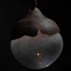 Lamp. Ceramics and glass