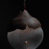 Lamp. Ceramics and glass