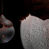 Lamp. Ceramics and glass