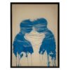 120-80 cm. black frame