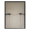 120-80 cm. black frame