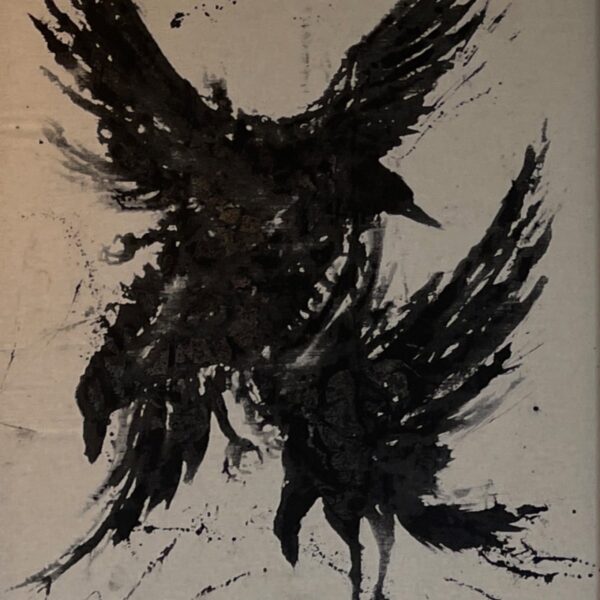 120-80 cm. black frame