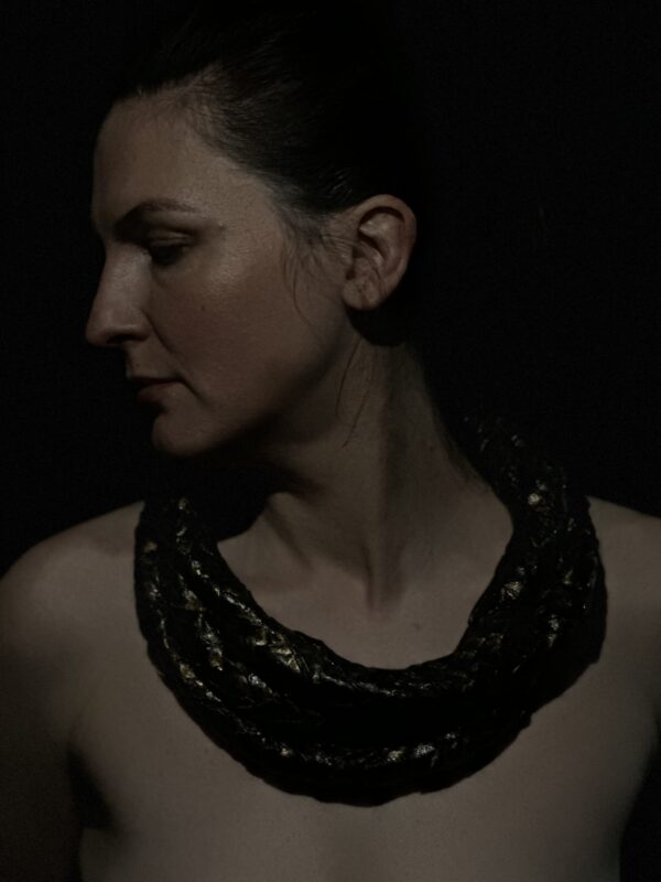 Necklace Golden snake