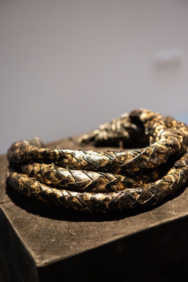 Necklace Golden snake