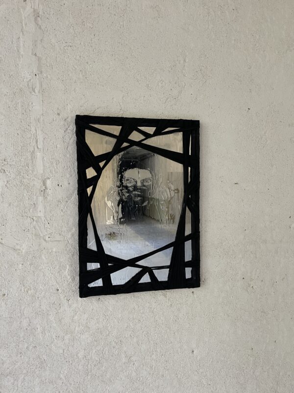 Mirror portrait Michele Lamy - 70*50cm