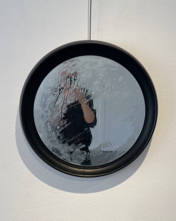 Mirror remembers Us - circle 55cm