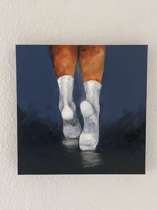 White socks #1 (Oil painting)