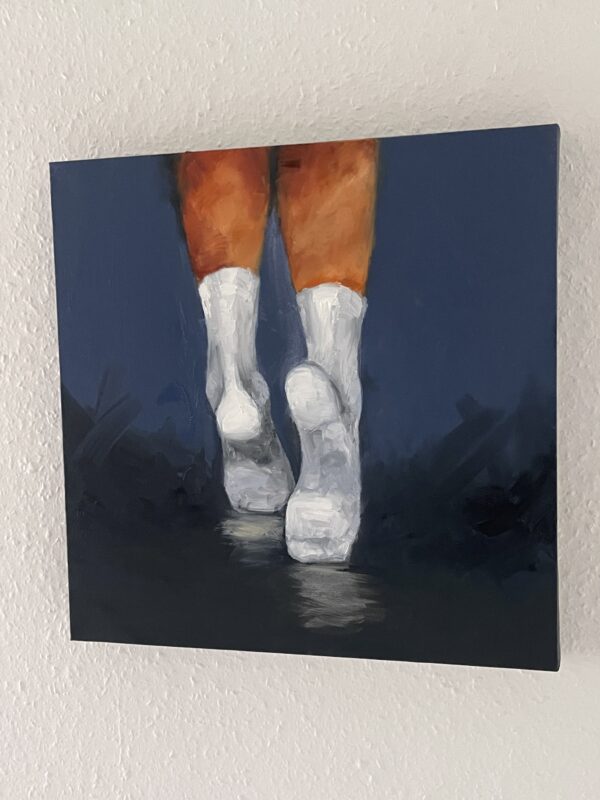 White socks #1 (Oil painting)