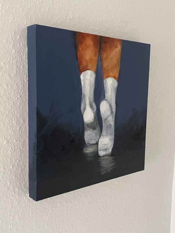 White socks #1 (Oil painting)