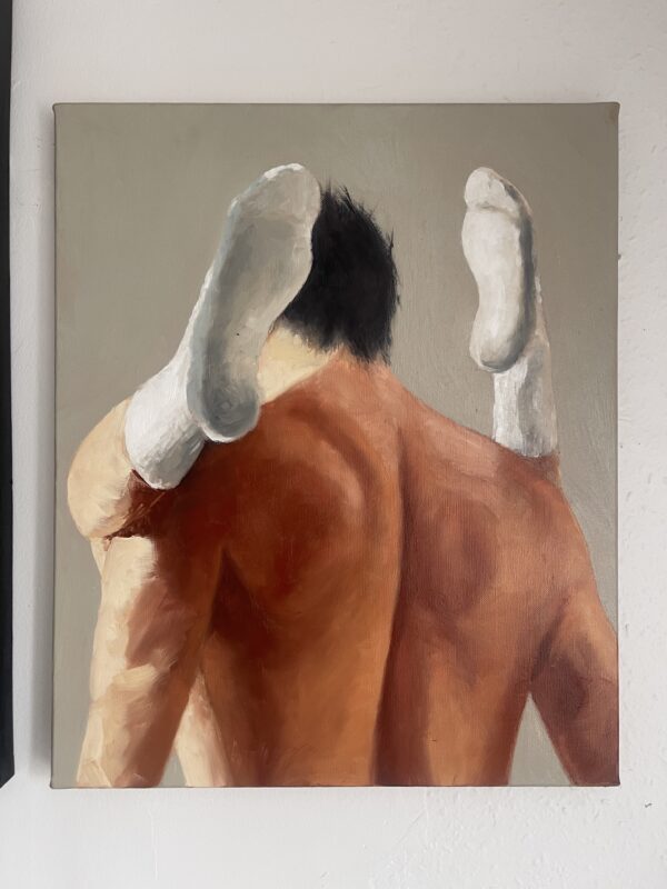Feet Up #1 (Oil painting)