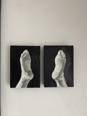Pair Socks #1 (Oil painting)