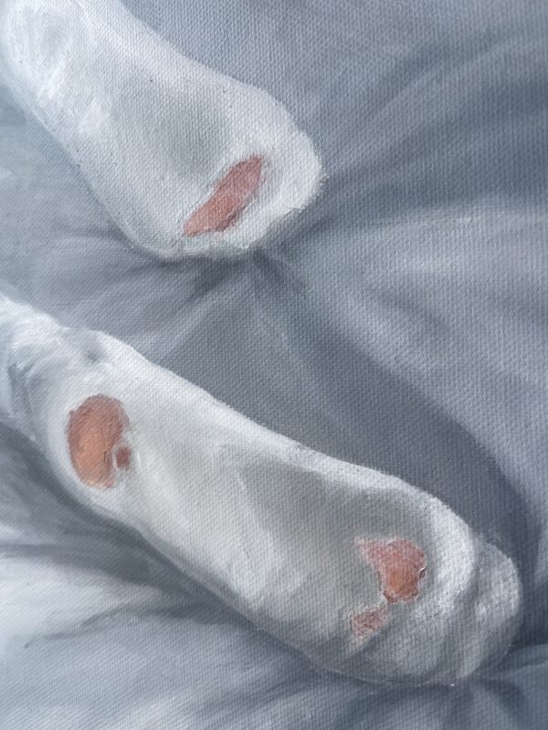 torn socks #2 (Oil painting)