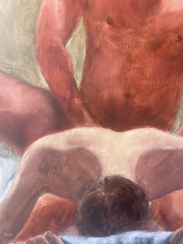 first 5 seconds (Oil painting)