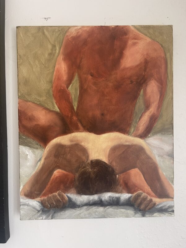 first 5 seconds (Oil painting)