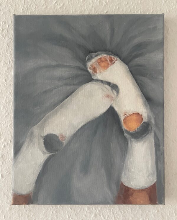torn socks #1 (Oil painting)