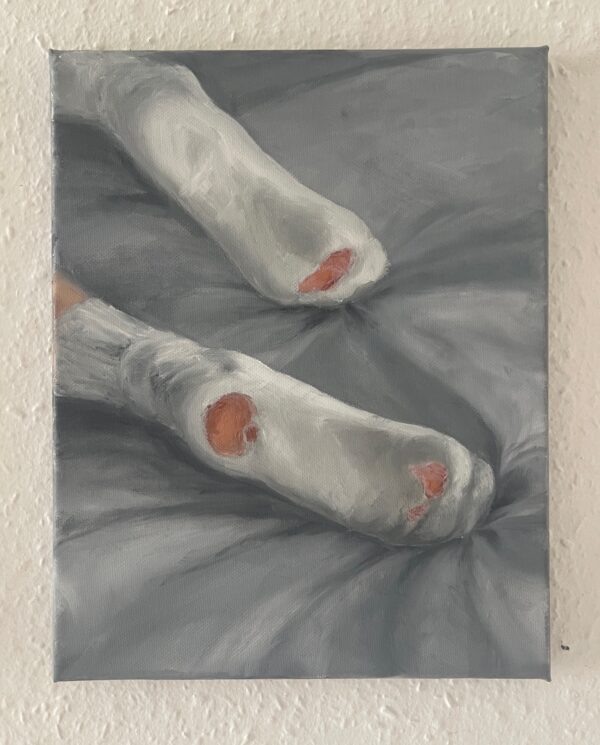 torn socks #2 (Oil painting)