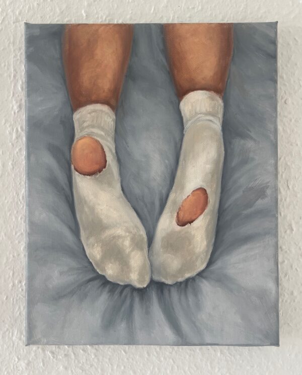 torn socks #3 (Oil painting)