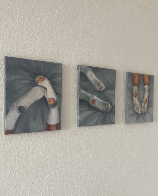 torn socks #2 (Oil painting)