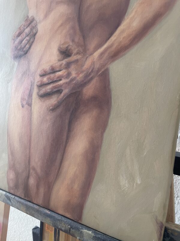 Cuddle (Oil painting)