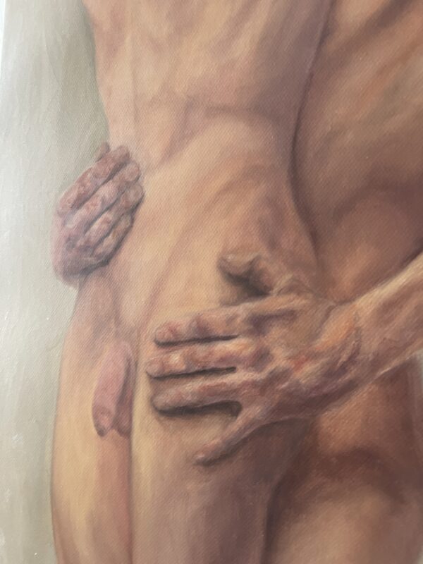 Cuddle (Oil painting)
