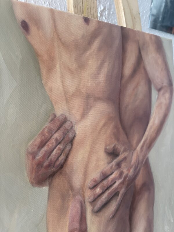 Cuddle (Oil painting)