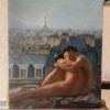 Love over the City  (Oil painting)