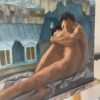 Love over the City  (Oil painting)