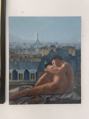 IMG_4108 Love over the City (Oil painting)