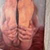 Hold my feet (Oil painting)