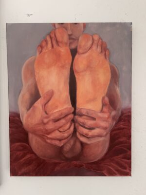 IMG_4259 Hold my feet (Oil painting)