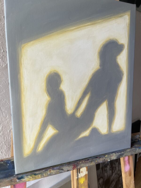 Hot Shadows  (Oil painting)