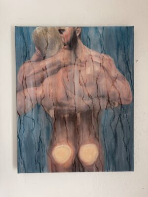 Shower Glass  (Oil painting)