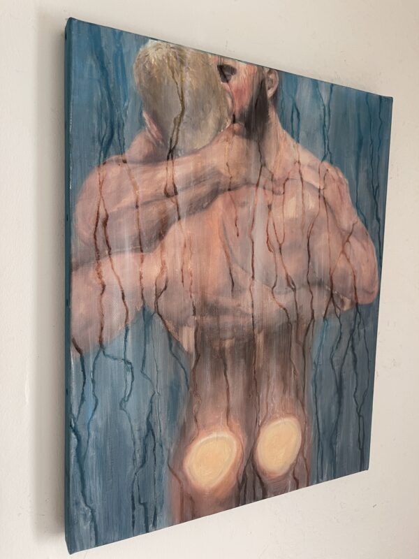 Shower Glass  (Oil painting)