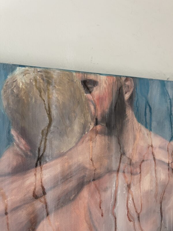 Shower Glass  (Oil painting)