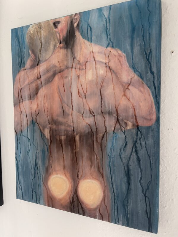 Shower Glass  (Oil painting)