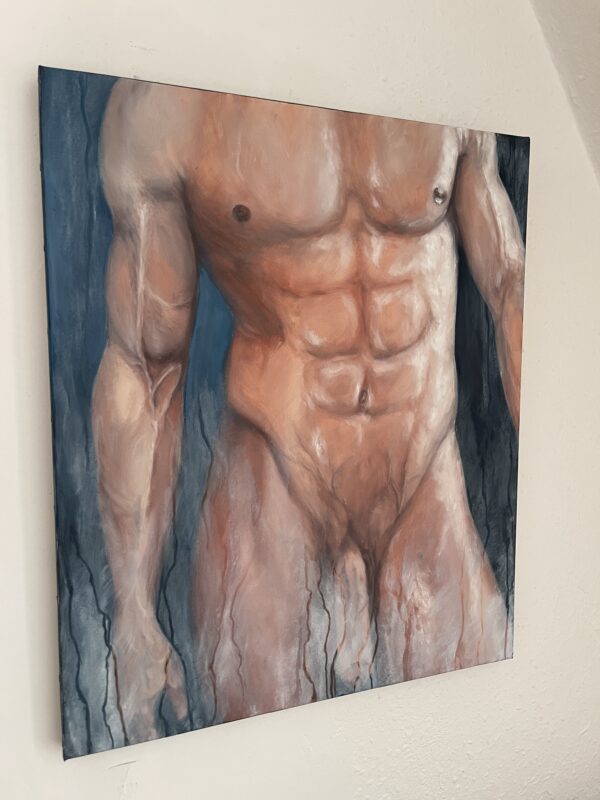 Glass shower 55*46 (Oil painting)