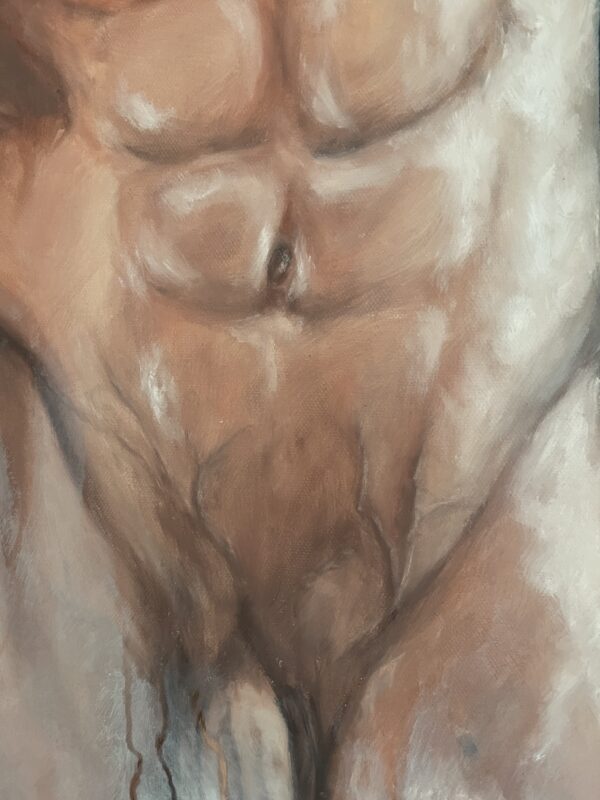 Glass shower 55*46 (Oil painting)