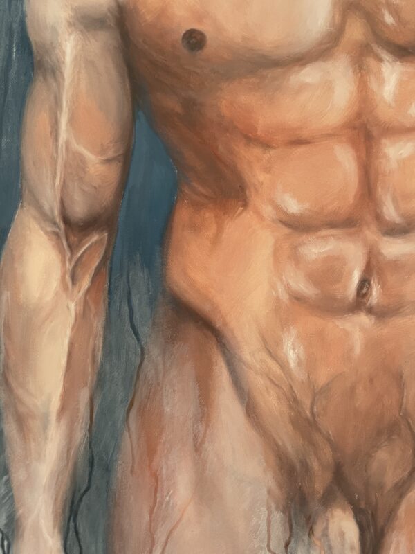 Glass shower 55*46 (Oil painting)