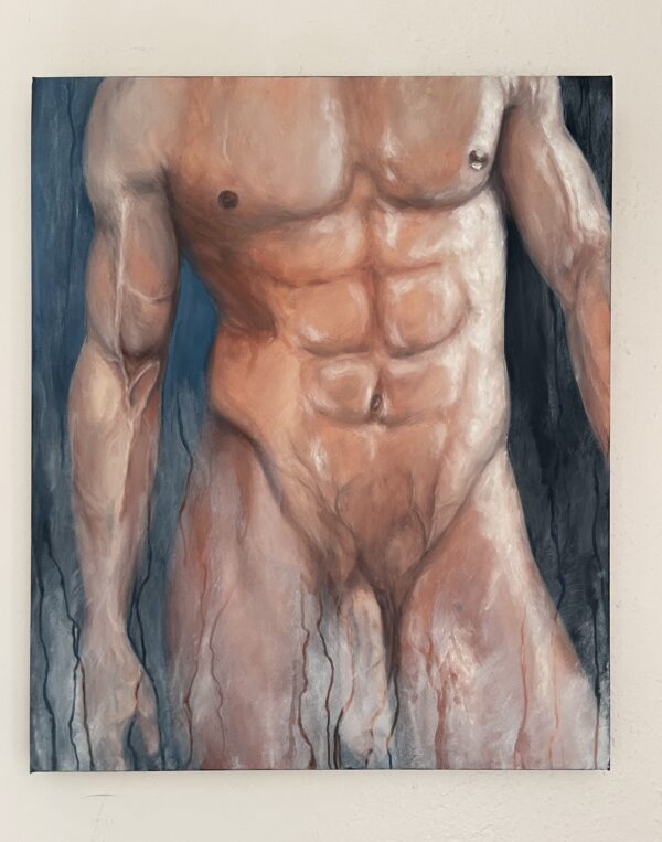 Glass shower 55*46 (Oil painting)