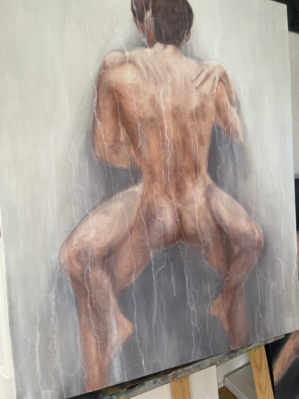 Shower  73*60cm (Oil painting)