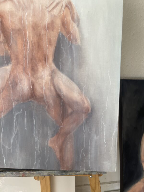 Shower  73*60cm (Oil painting)