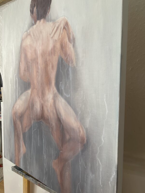 Shower  73*60cm (Oil painting)