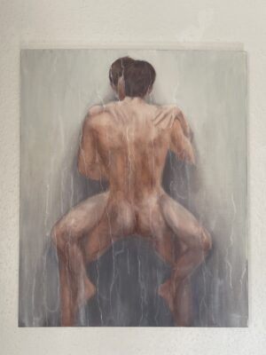 IMG_5780 Shower 73*60cm (Oil painting)