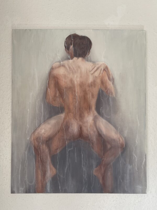 Shower  73*60cm (Oil painting)