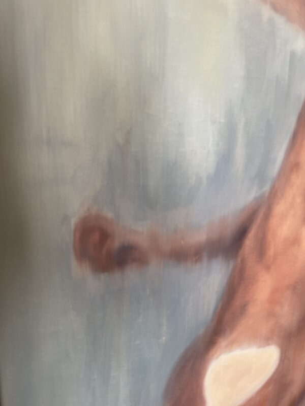 Shower glass  80*60cm (Oil painting)