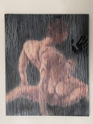 IMG_6487 Touch glass 73*60cm (Oil painting)