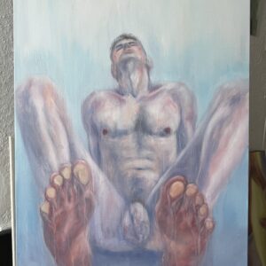 Shower time 73*54cm (Oil painting)