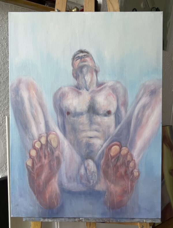 Shower time 73*54cm (Oil painting)