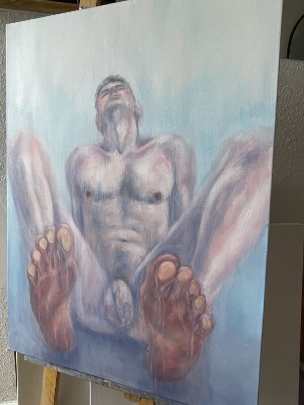 Shower time 73*54cm (Oil painting)