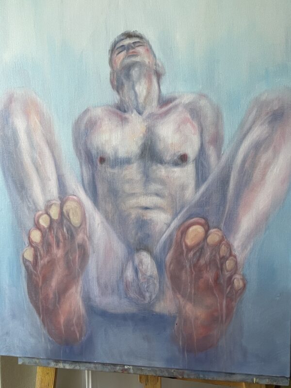 Shower time 73*54cm (Oil painting)